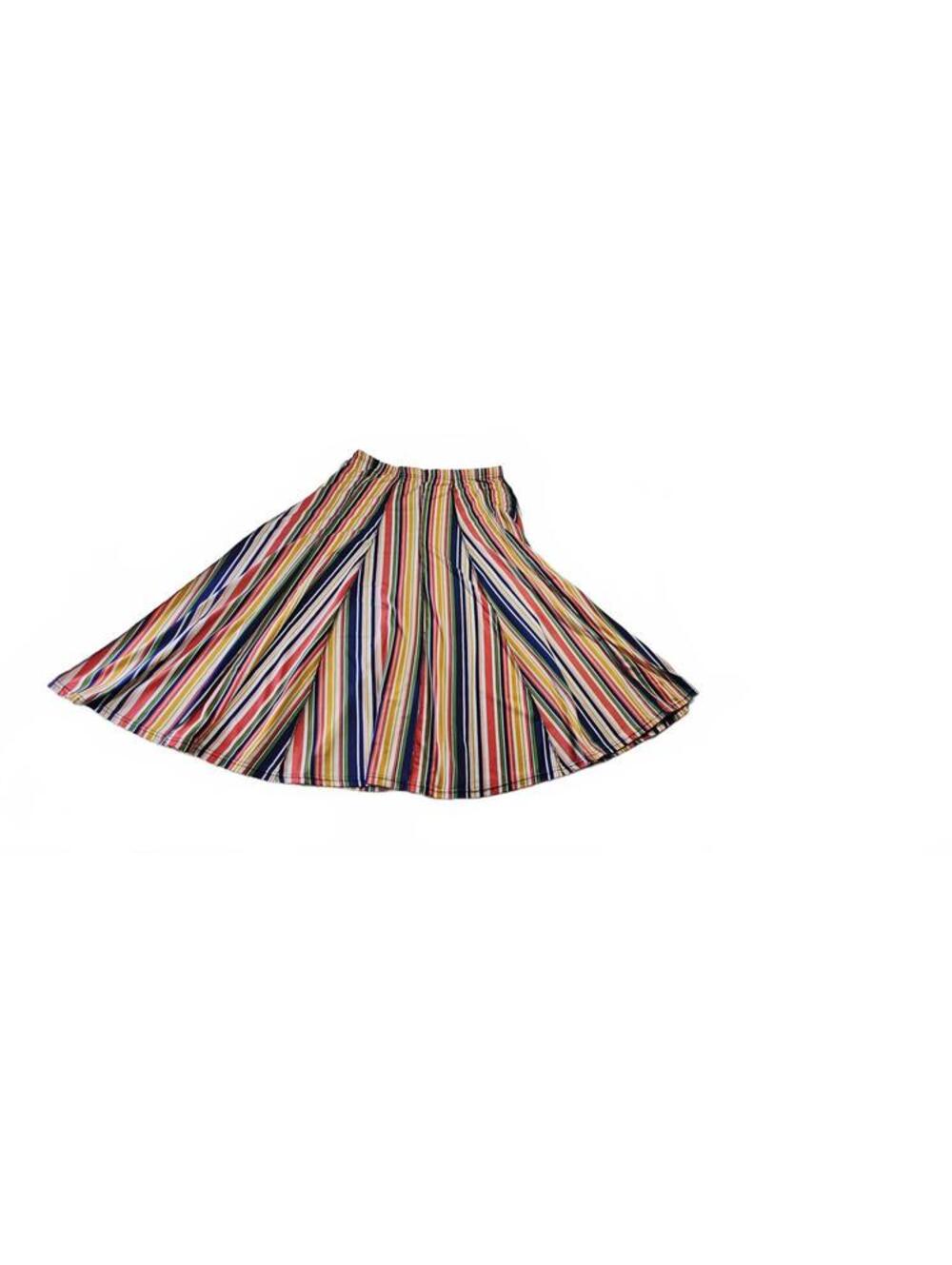 Chances R Size 2X Multicolor Striped Flared Skirt 32 Inches - Picture 16 of 16